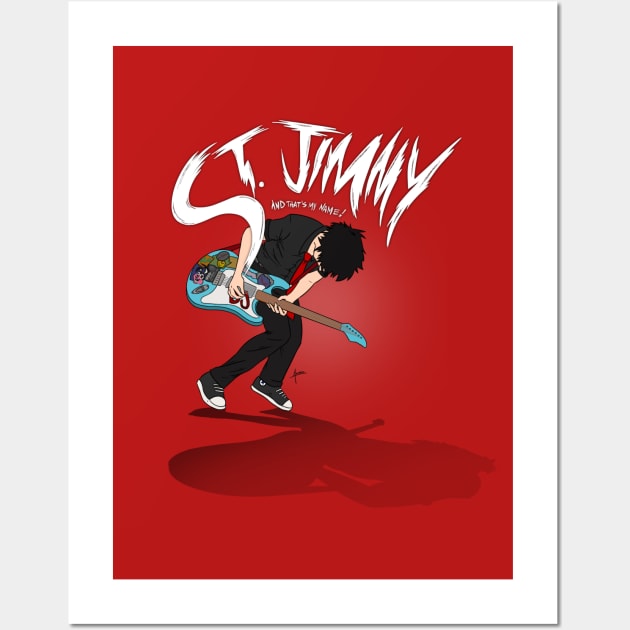 St. Jimmy vs The World! Wall Art by Ashbiel